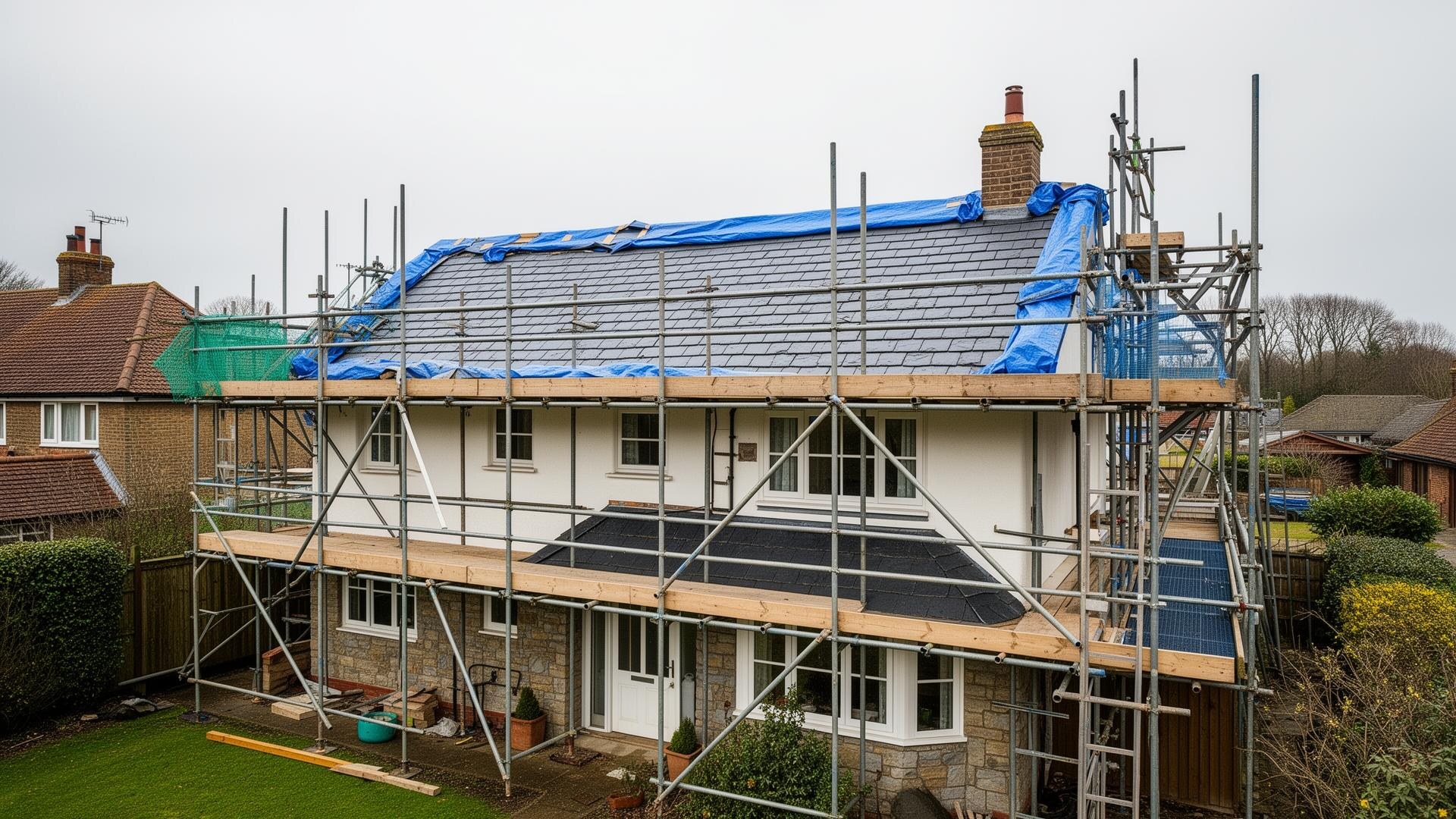 Roofing work in London - slide 4